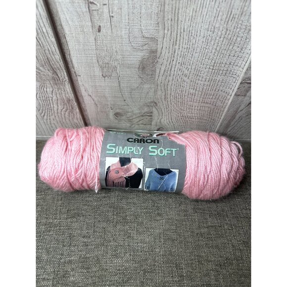 Mainstays & Caron Simply Soft Acrylic Yarn Bundle Mixed Lot Black Pink Burgundy - Picture 12 of 15